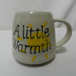 Creative Co-Op Mugs Stoneware Set Of 2 Coffee Tea Mugs Gratitude & Warmth